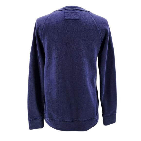 Lilly Pulitzer Womens Medium Sweatshirt Luxletic Beach Comber Pullover Navy Blue - Picture 4 of 11